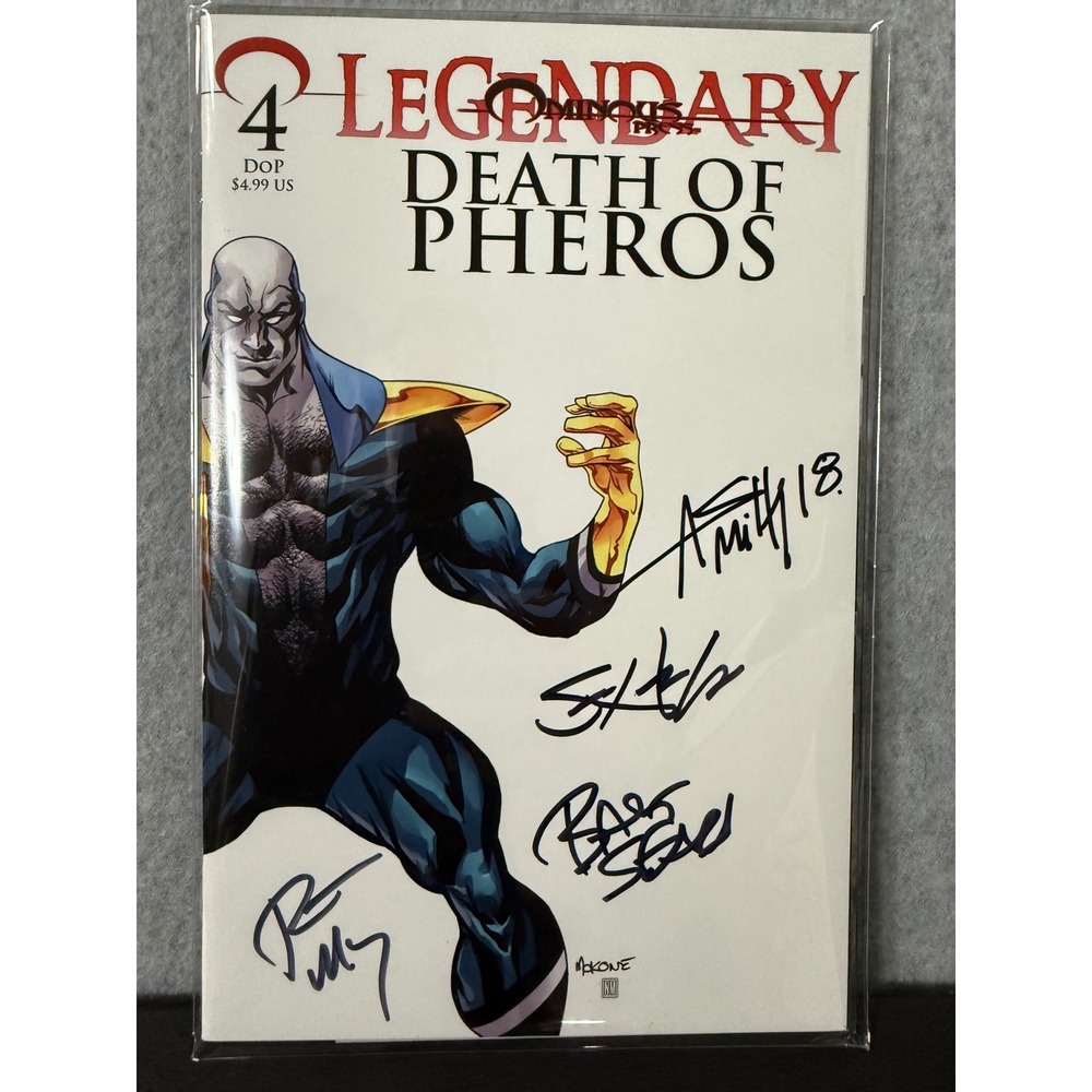 Legendary Death of Pheros 4 Signed Smith Marz Sears Husvar COA Comic Book